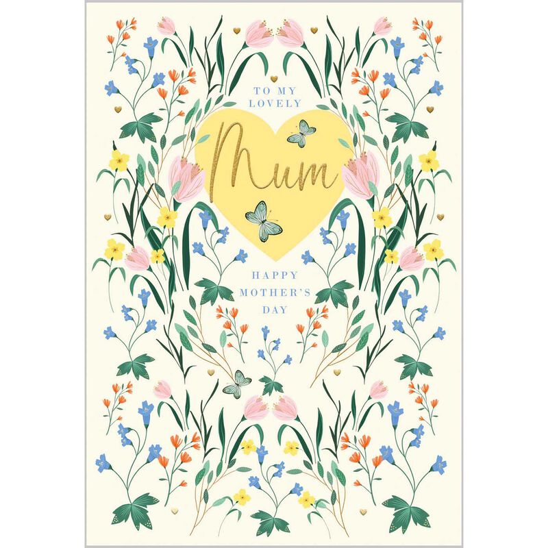 Image Gallery Lovely Mum Flowers Mother's Day Card image number 0