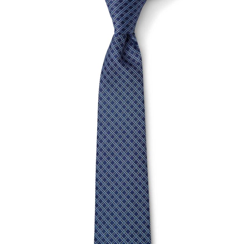 Cambridge Lattice 7.5cm Tie image number 0