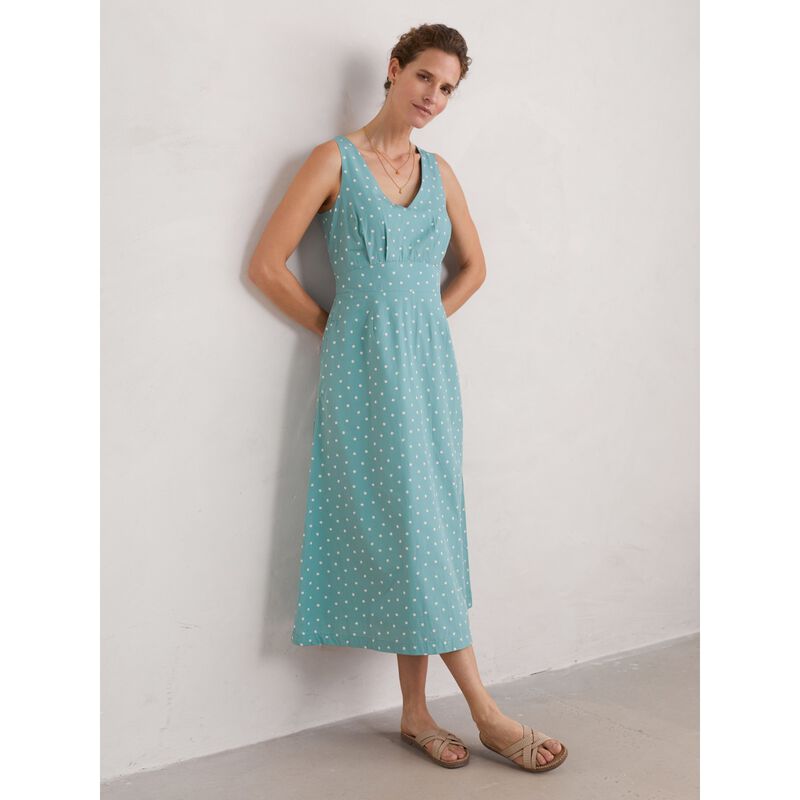 Seasalt Cornwall Sky Beyond Dress Little Sponge Spot Tidepool image number 3