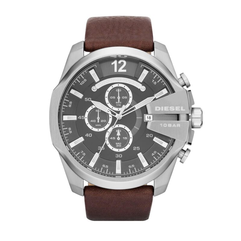Diesel Mega Chief Brown Chronograph Watch DZ4290 image number 0