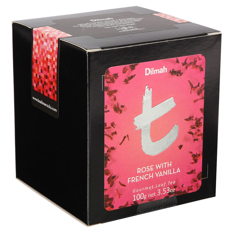 Dilmah Rose With French Vanilla (Black Flavoured) Loose Leaf Refill - 100g image number 0
