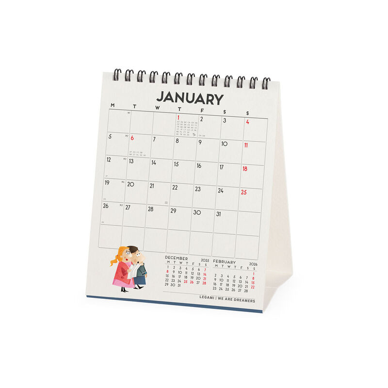 Legami London 2026 Desk Calendar 12x14.5cm image number 2