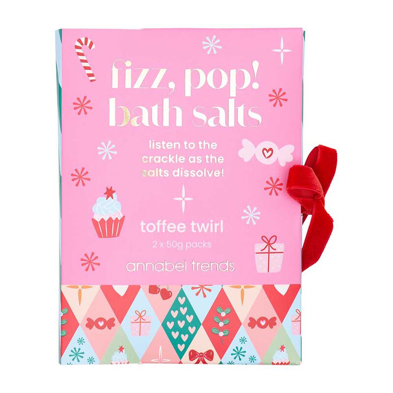 Annabel Trends Christmas Fizz Pop Bath Salts image number 1