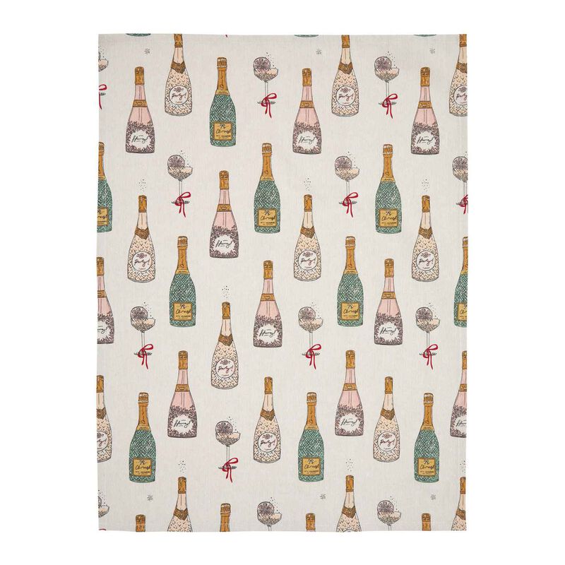 Wallace Cotton Fizz The Season Tea Towel Set 2 image number 2