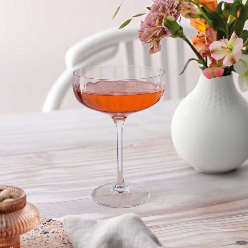 Villeroy & Boch Rose Garden Sparkling Wine/Champagne Coupe Set, 4Pcs image number 2