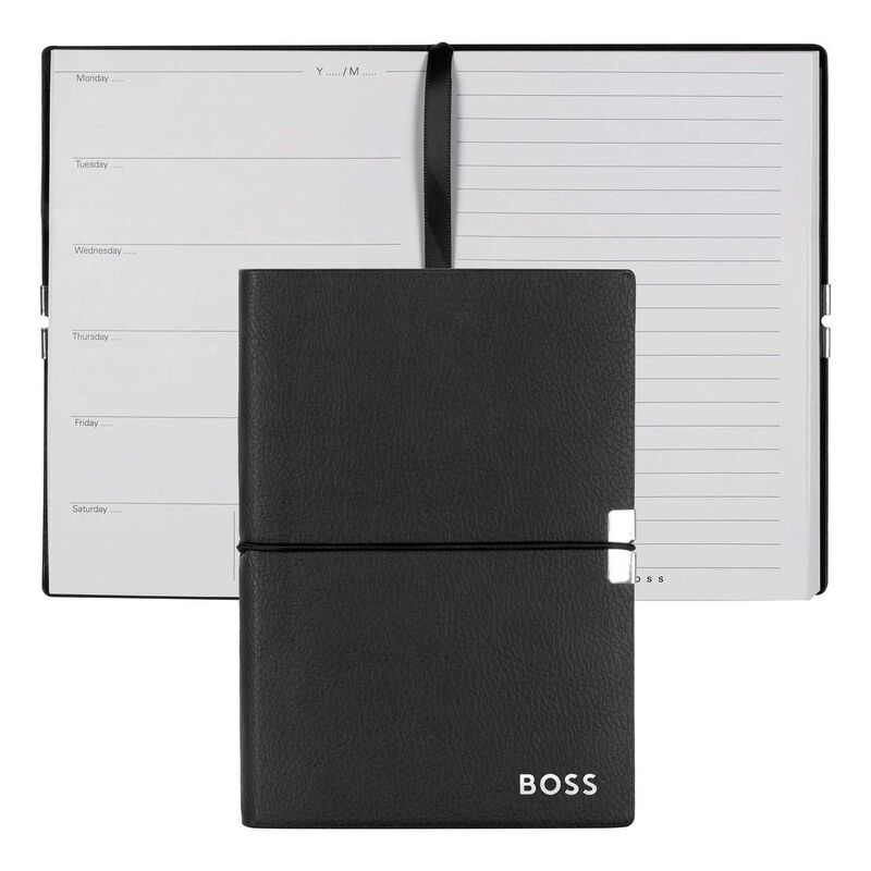 Hugo Boss A6 Storyline Black Agenda Notebook image number 2