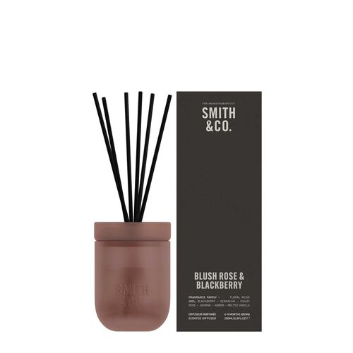 Smith & Co. Diffuser 200ml - Blush Rose & Blackberry