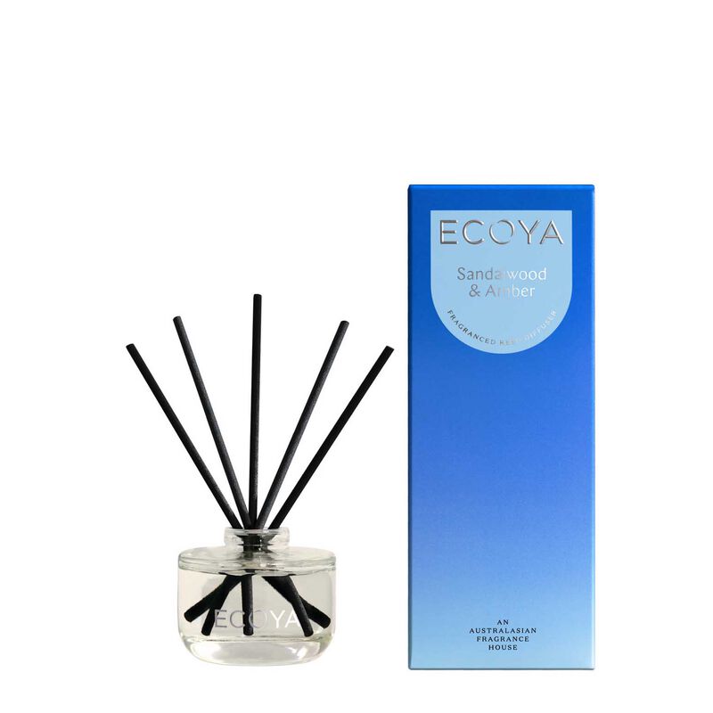 ECOYA Mini Reed Diffuser Sandalwood & Amber 50ml image number 0