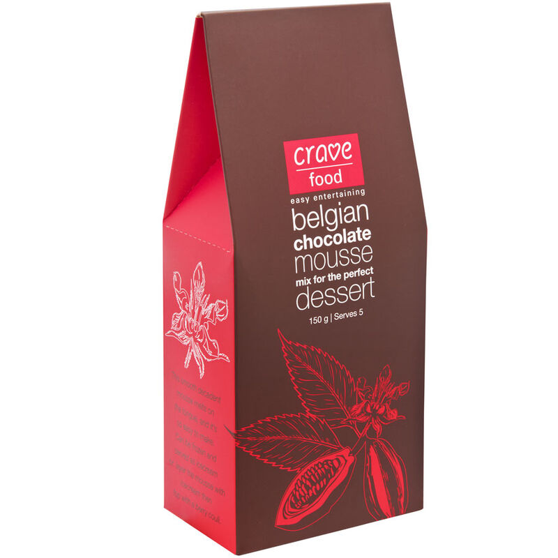Crave Food Belgian Chocolate Mousse Dessert 150g image number 0