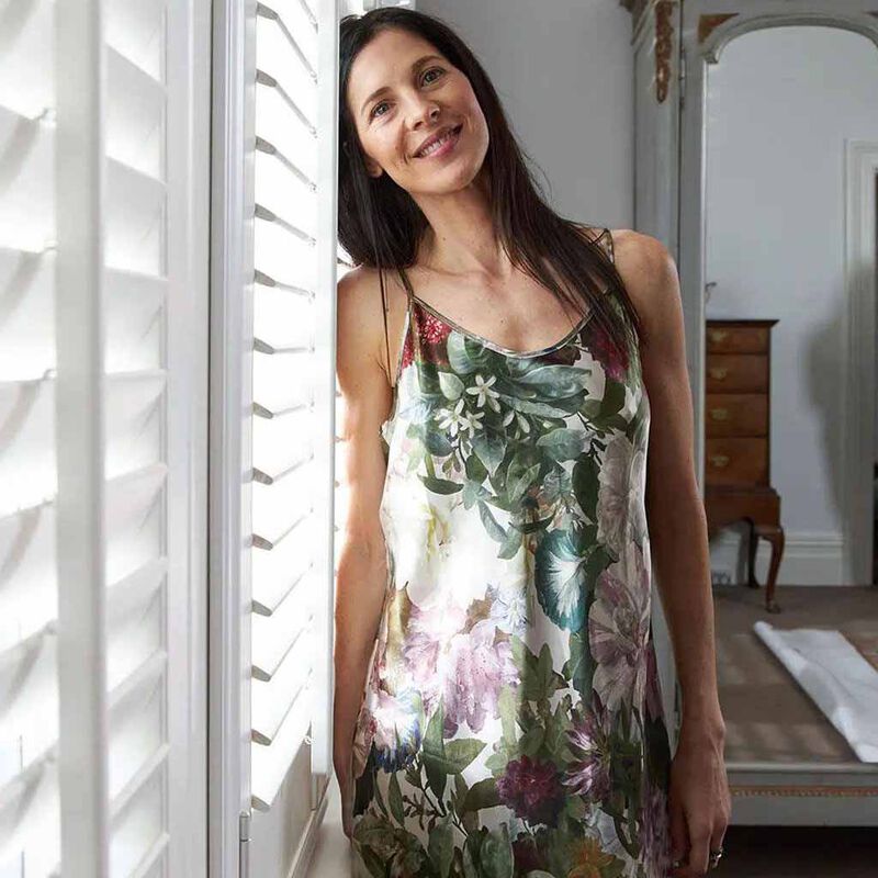 MM Linen Silk Fiorella Chemise image number 1