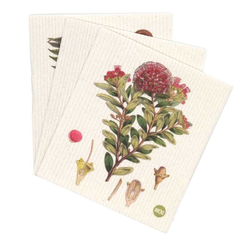 Swedish Dishcloths - Botanical Illustrations image number 0