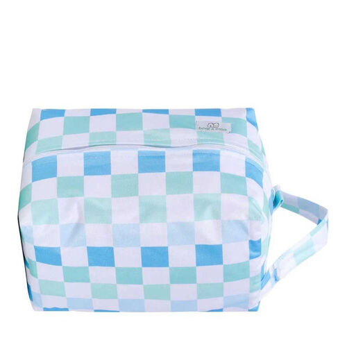 Bear & Moo Nappy Pod - Coastal Checks