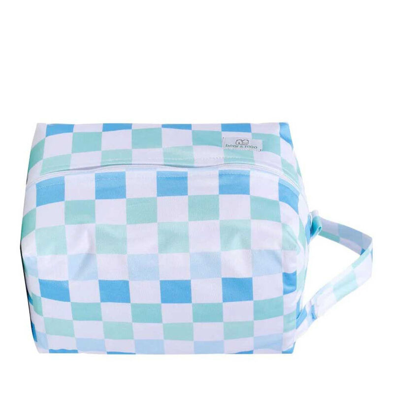 Bear & Moo Nappy Pod - Coastal Checks image number 0
