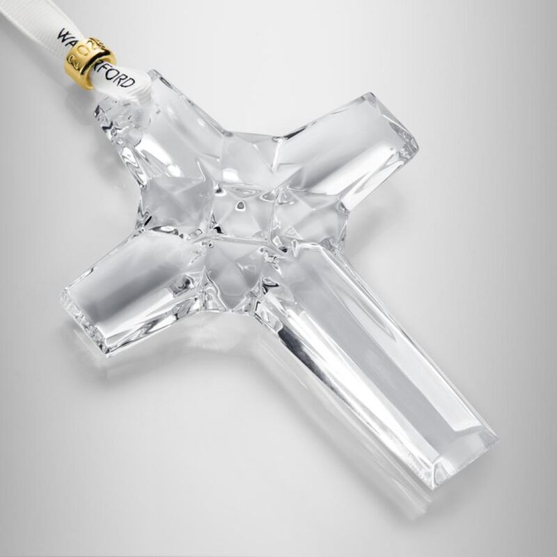 Waterford Annual Cross Ornament 2025 image number 1