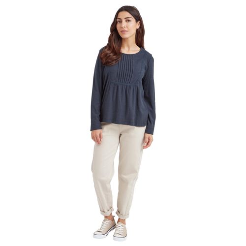 Adini Isla Top Solid Dye Cotton Slub