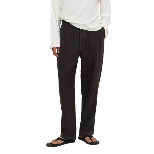 Assembly Label Finley Linen Pant Black