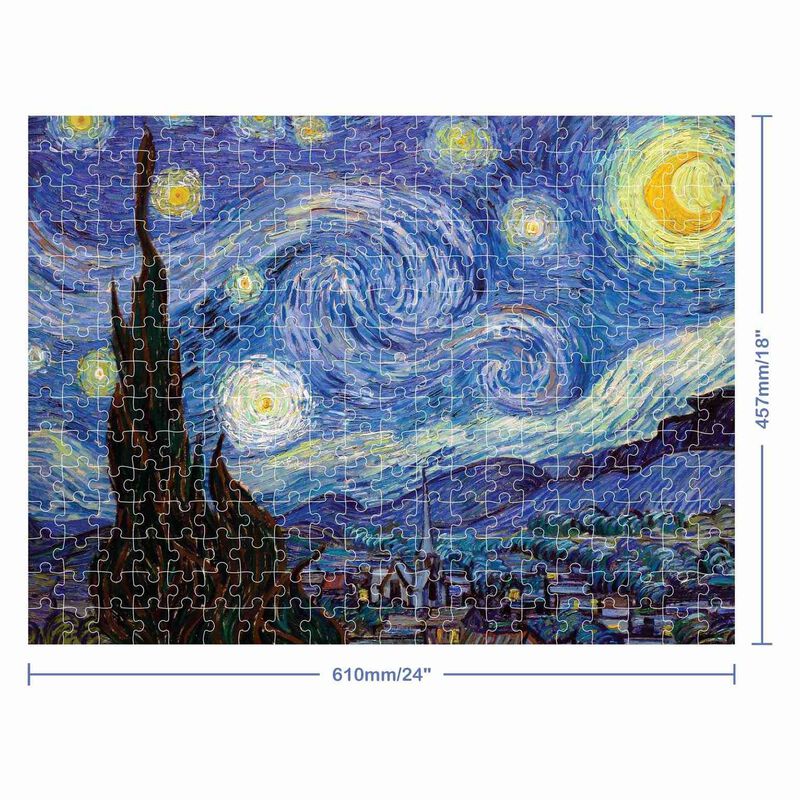 Hinkler Starry Night By Van Gogh Large 300Pc Puzzle image number 1
