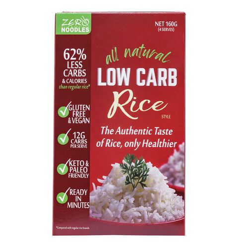 Zero Low Carb Rice 160g