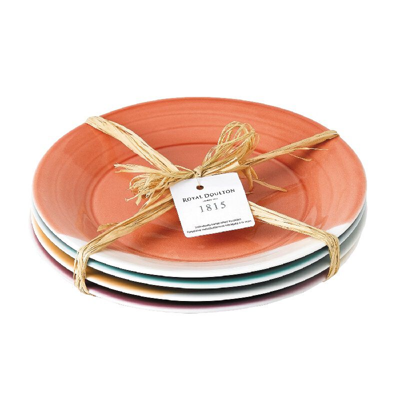 Royal Doulton 1815 Brights Side Dinner Plates 23cm Set of 4 image number 0