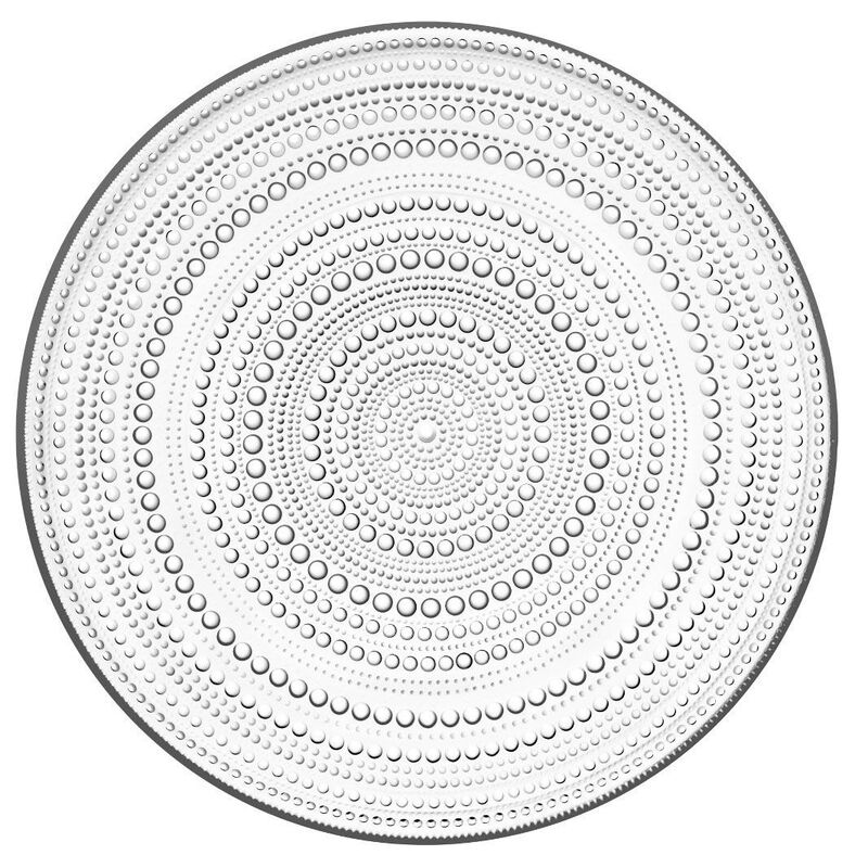 iittala Kastehelmi Glass Plate Clear 31.5cm image number 0