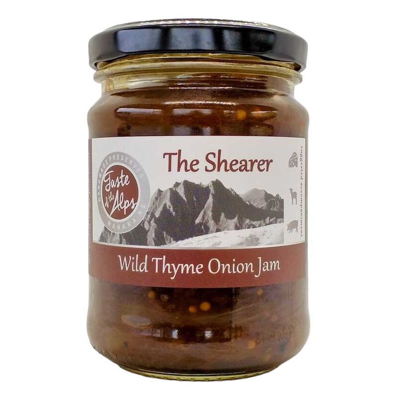 Taste of the Alps The Shearer Wild Thyme Onion Jam 270g image number 0
