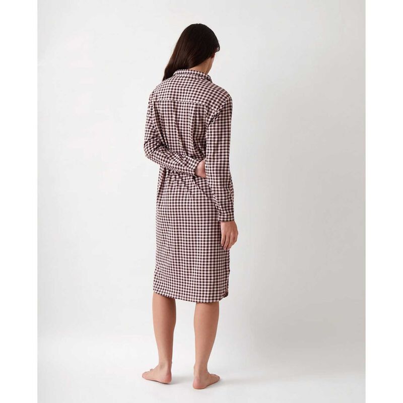 Wallace Cotton Kendra Organic Brushed Cotton Knit Nightshirt image number 1