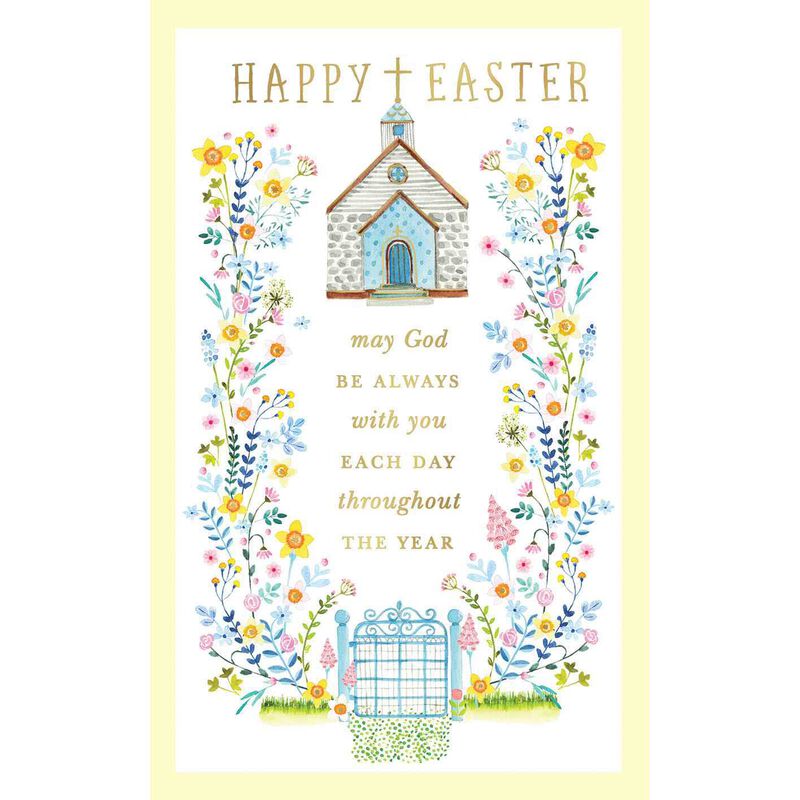Image Gallery Easter Church Garden Card image number 0