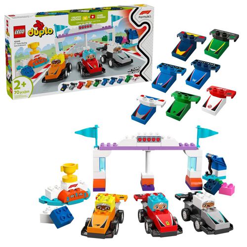 LEGO DUPLO F1® Team Race Cars & Drivers