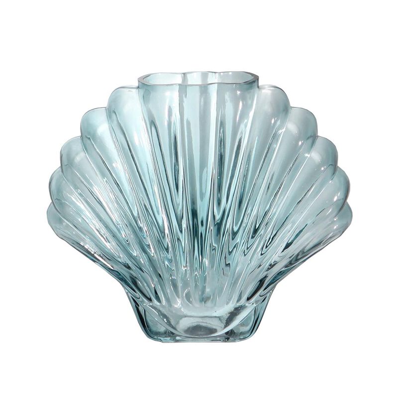 DOIY Seashell Vase Blue image number 0