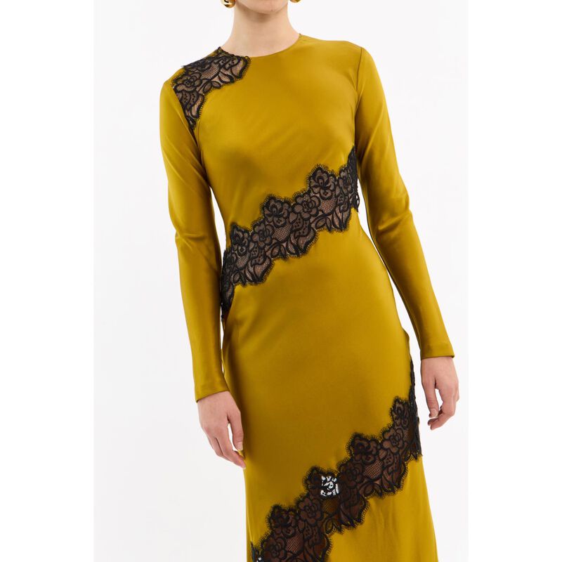 Rebecca Vallance Selena L/S Midi Dress image number 2