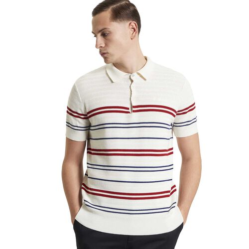 Ben Sherman Herringbone Stripe Polo