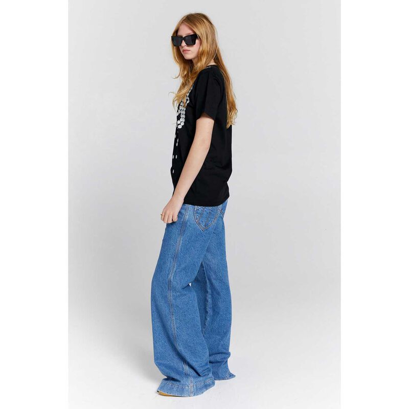 Karen Walker Broken Pearls Organic Cotton T-Shirt image number 2