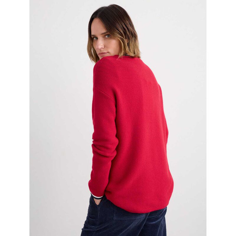 Seasalt Cornwall Fruity Jumper II Carmine image number 1