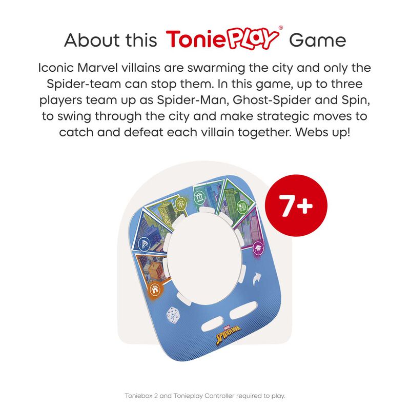 tonies Tonieplay Game - MARVEL Spider-Man Neighbourhood Heroes image number 2