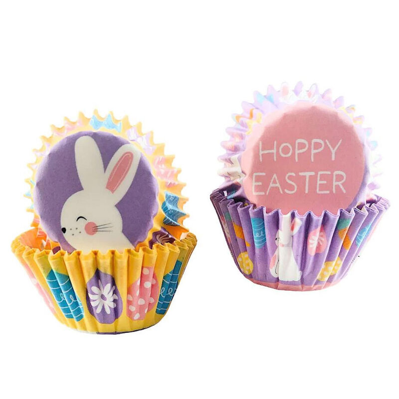 Wilton Mini Baking Cup- Hoppy Easter 50Ct image number 0