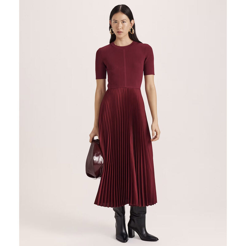 SABA Vicky Mixed Media Dress image number 3