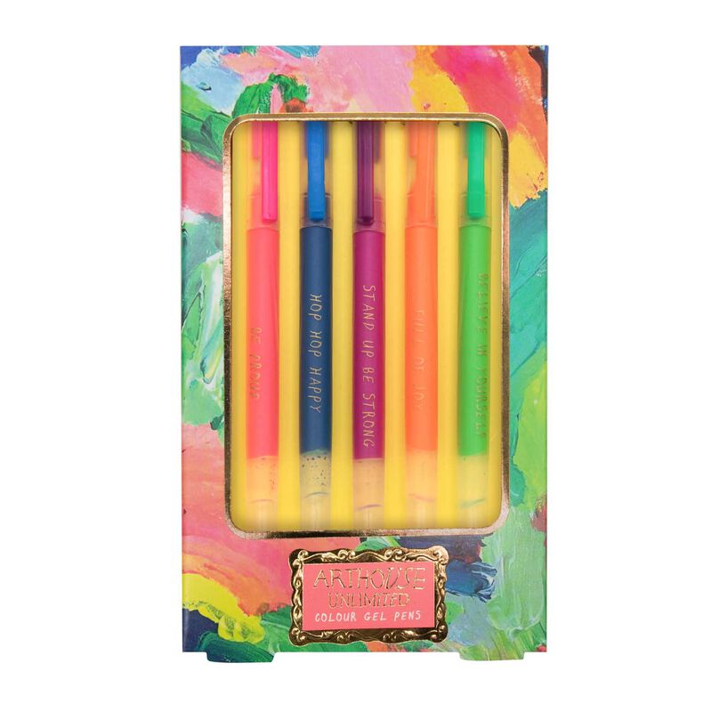 Arthouse Unlimited Set of 5 Gel Pens image number 0