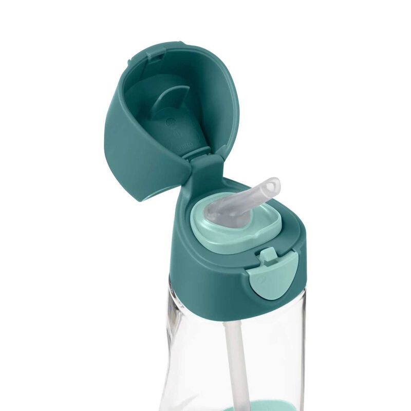 B.Box Tritan Drink Bottle 450ml - Emerald Forest image number 2