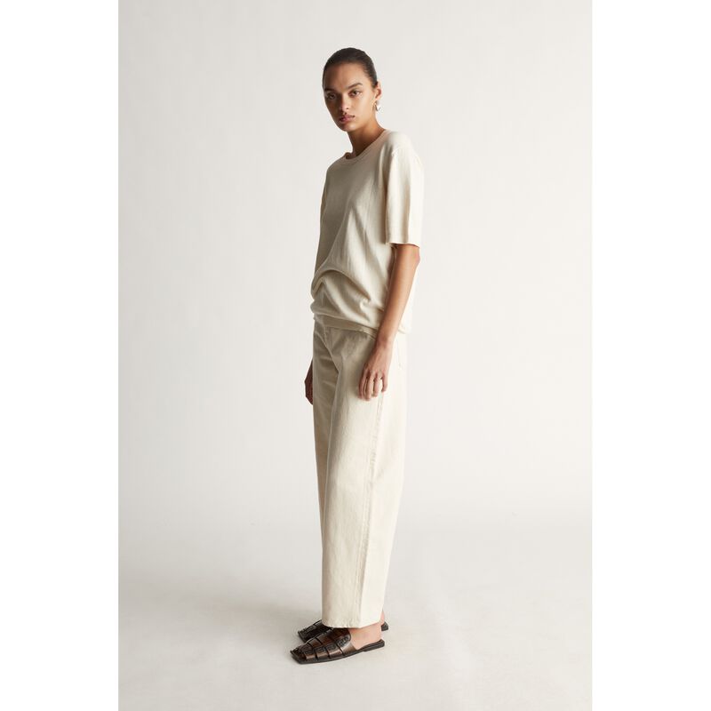 Lee Mathews Cotton Cashmere Oversized Tee image number 3