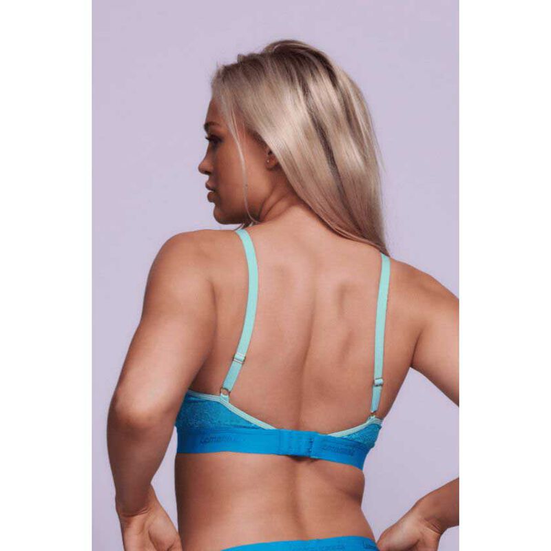 Lemonade Dolls Signature Lace Bralette - Hawaiian Blue image number 1
