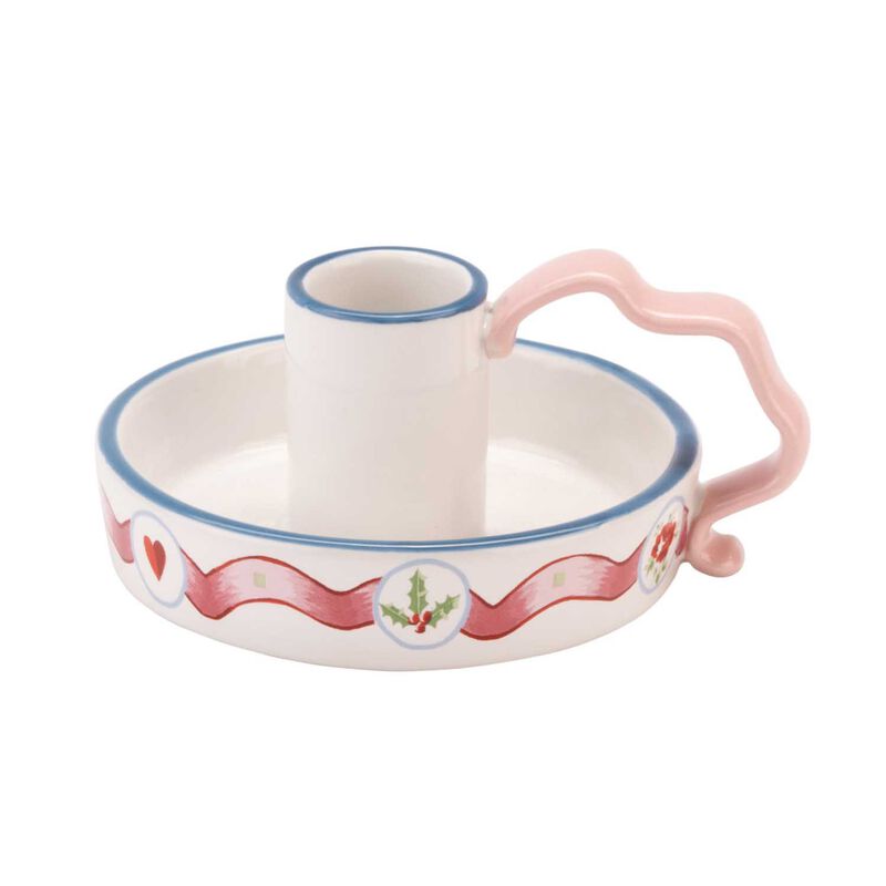 Cath Kidston Holly Spot Candlestick Holder image number 1