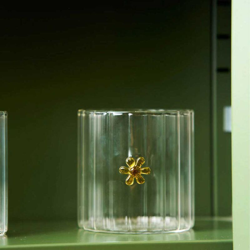 Robert Gordon Glass Tumbler - Flower Haven Collection image number 1