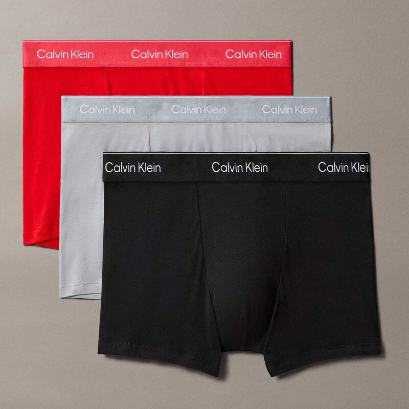 Calvin Klein Icon Cotton Stretch Relaxed Trunks - 3 Pack image number 1