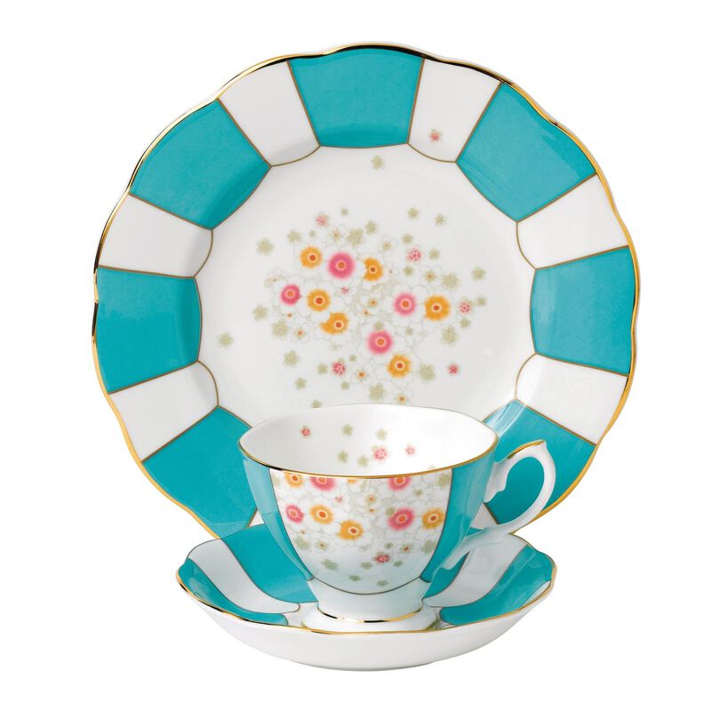 Royal Albert 100 Years Teaware Teacup, Saucer, Plate 1930 image number 0