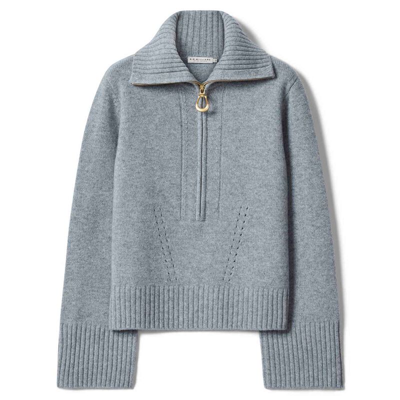 R.M. Williams Casuarina Lambswool Zip Knit image number 2