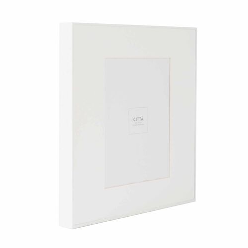 Città Metal Photo Frame White (Photo 8x10in) 37x3.5x37cm