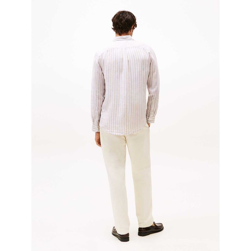 Tommy Hilfiger Regular Fit Stripe Linen Shirt image number 1