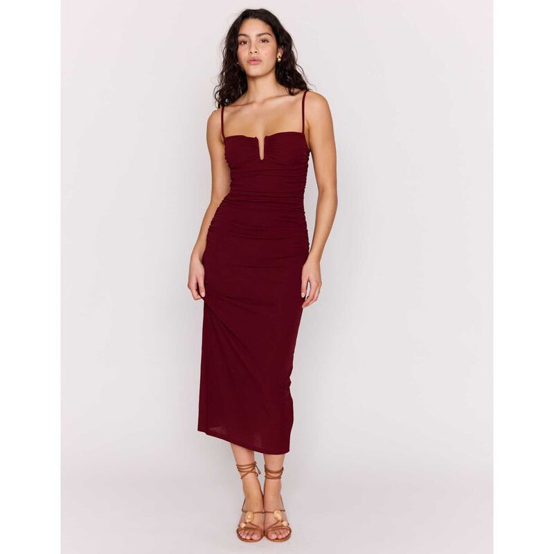 MINKPINK Mila Gathered Maxi Dress image number 3