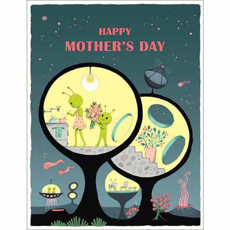 Mother's Day Aliens Card image number 0