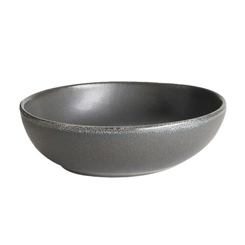 Pottery Barn Mason Small Serve Bowl Charcoal